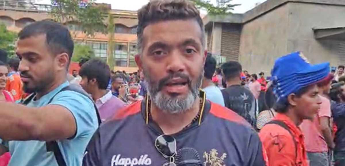 चिन्नास्वामी स्टेडियम में भारी संख्या में पहुंचे आरसीबी के प्रशंसक